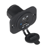 URZ0861LX Ladowarka samochodowa USB 12/24V 1A+2.1