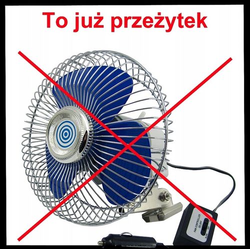 SUPER WENTYLATOR WIATRAK SAMOCHODOWY PODWÓJNY 24V na Arena.pl