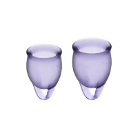 satisfyer feel confident zestaw kubeczkow menstruacyjnych 15 ml + 20 ml