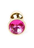 Plug-Jewellery Gold Plug- Pink