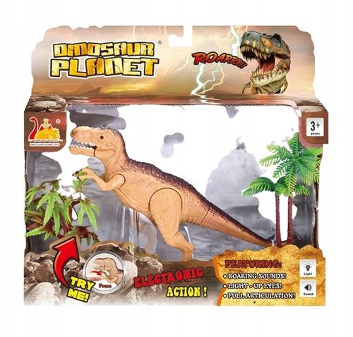 dinozaur na baterie brązowy 3289 na Arena.pl