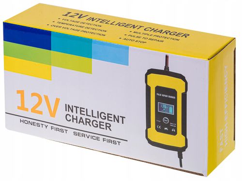 PROSTOWNIK SAMOCHODOWY DO AKUMULATORÓW 12V 6A na Arena.pl