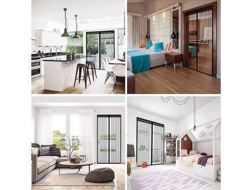 Moskitiera magnetyczna drzwiowa siatka na drzwi magnes 210x100 na Arena.pl