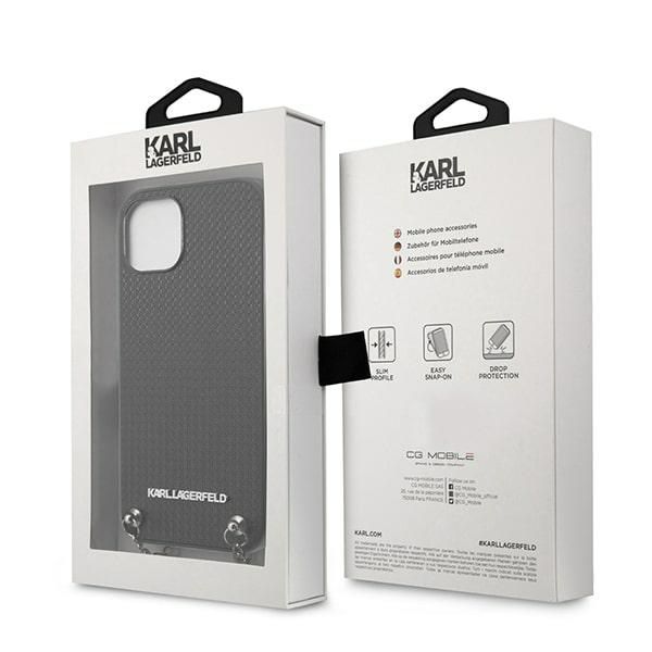 Etui Karl Lagerfeld do iPhone 13 mini, Czarny zdjęcie 8