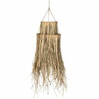 ABAŻUR NA ŻARÓWKĘ KLOSZ NATURALNY BOHO SKANDYNAWSKI 100cm DO LAMPY WISZĄCEJ