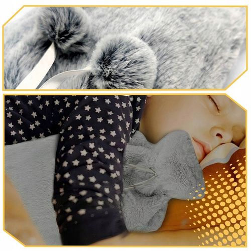 Duży Termofor Gumowy w Pokrowcu Ogrzewacz Pluszowy w Sweterku na Wodę XXL na Arena.pl