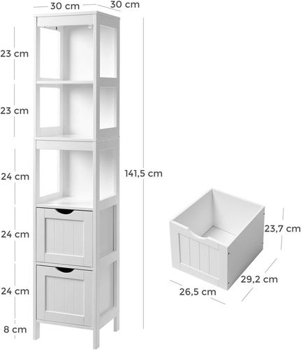 Szafka Łazienkowa - BBC66WT na Arena.pl