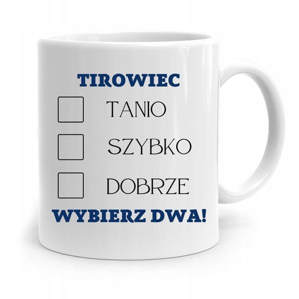 Dla Tirowca Kierowcy Kubek Tanio Szybko Dobrze Z Nadrukiem Ze Zdjęciem zdjęcie 1