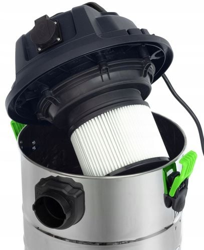 ODKURZACZ PRZEMYSŁOWY WARSZTATOWY MOKRO SUCHO HEPA POPIÓŁ GIPS MOCNY na Arena.pl