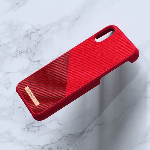 Materiałowe etui do iPhone Xs / X (Red) #0 na Arena.pl
