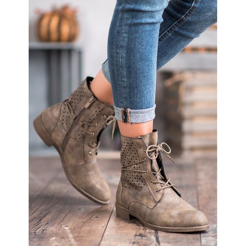 Modne Wiązane Botki r.36 na Arena.pl