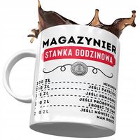 Dla Magazyniera Kubek Na Urodziny Na Prezent Z Nadrukiem Ze Zdjęciem