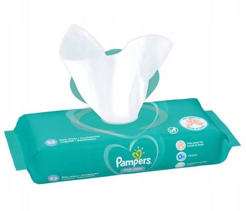 Pampers Chusteczki FRESH CLEAN 12x52 szt. na Arena.pl