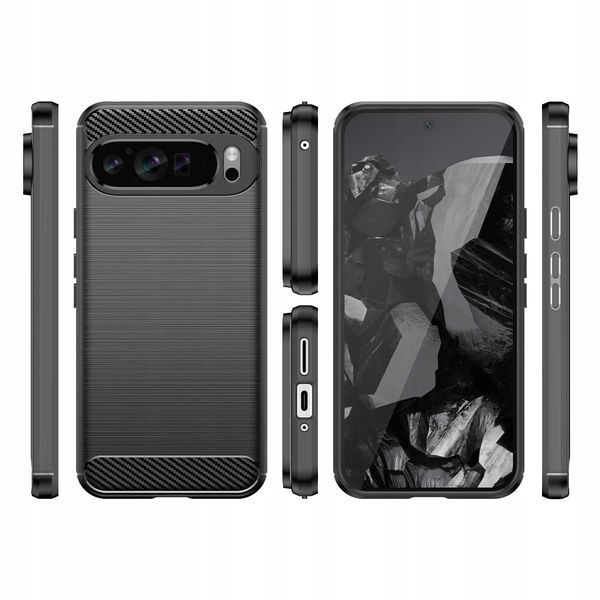 Spacecase Carbon Google Pixel 9 Pro Xl Black zdjęcie 6