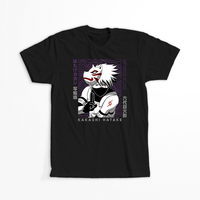 Koszulka Czarna Naruto / Boruto - WYBIERZ KOLOR KOSZULKI I FASON Damska 2XL