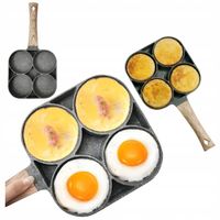 PATELNIA DO SMAŻENIA NA INDUKCJĘ GAZ NIEPRZYWIERAJĄCA Z CZTEROMA OTWORAMI