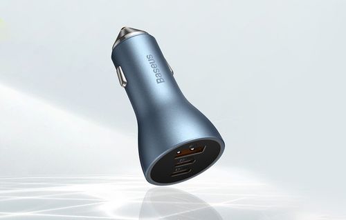 BASEUS ŁADOWARKA SAMOCHODOWA MOCNA SZYBKA 1xUSB 2xUSB-C 65W QC 4.0+ PD AFC na Arena.pl