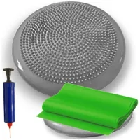 Poduszka sensoryczna z kolcami do ćwiczeń Dysk sensomotoryczny JEŻYK + GUMA