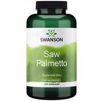 SWANSON SAW PALMETTO Palma SABAŁOWA 250 kapsułek Prostata Wypadanie Włosów