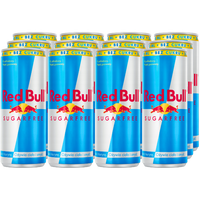 Red Bull Napój energetyczny bez cukru 250 ml x 12 sztuk