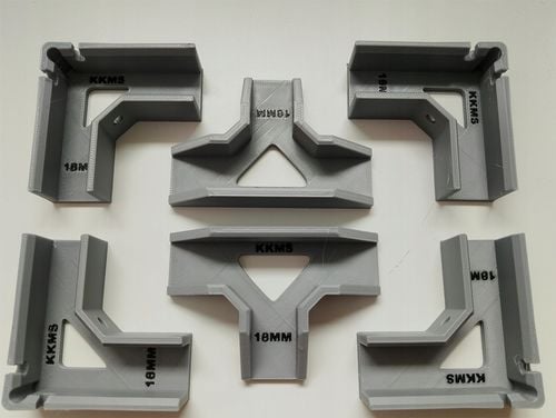 ZESTAW uchwytów stolarskich do korpusów montażu mebli 18mm TRZECIA na Arena.pl