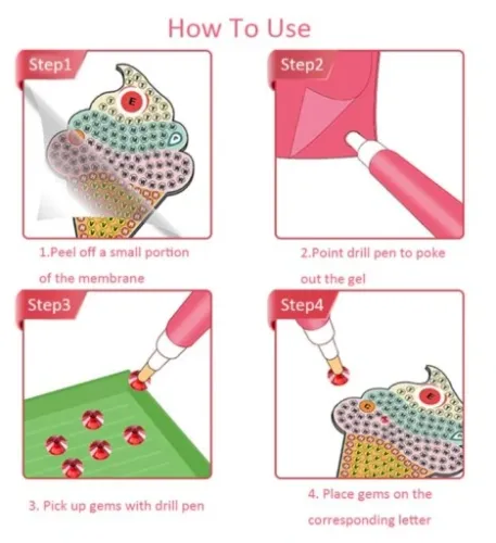 Haft Diamentowy Mozaika 3D Zawieszki dla dzieci na Arena.pl