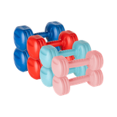 Hantelki bitumiczne zestaw hantli 20kg 2x1kg 2x2kg 2x3kg 2x4kg REBEL