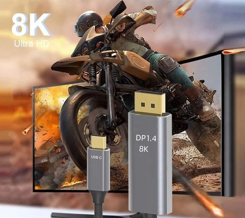 Kabel USB C do Displayport DP 1.4 8K 4K 240 Hz Mac na Arena.pl