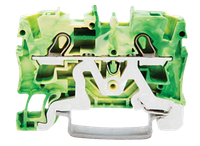 Wago złączka PE 2-przewodowa na DIN 4mm2 żółto-zielony 2004-1207 1szt