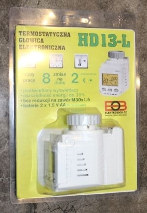 GŁOWICA KALORYFEROWA ELEKTROBOCK HD13 Z PROGRAMATOREM TYGODNIOWYM na Arena.pl