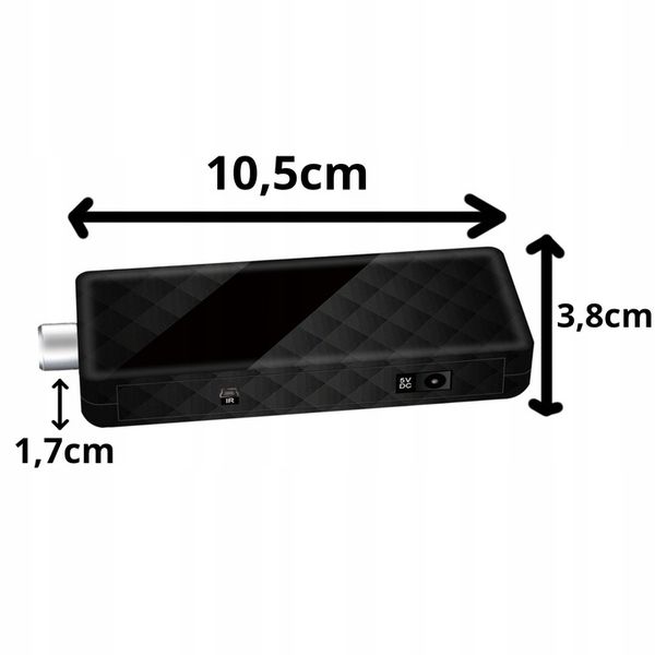 DEKODER TUNER TV DVB-T2 HEVC H.265 FULL HD MINI STICK PILOT ZESTAW HDMI USB zdjęcie 15