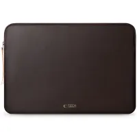 Torba Tech-Protect Fleece na laptopa 13-14" - brązowa