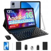 Tablet DOOGEE U12 z klawiaturą FHD+ 12" Android 16, 24GB+128GB/2TB, 9000mAh