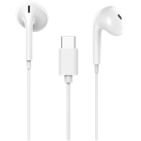 canyon słuchawki douszne sep-6 hires przewód usb-c białe