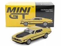MINI GT FORD MUSTANG MACH 1 1971 Grabber Yellow 1:64