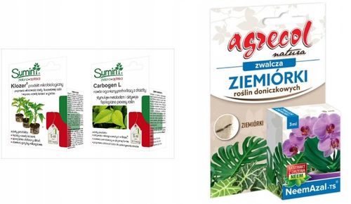 Neemazal 1x3ml Klozer & Carbogen 2x5ml oprysk preparat środek na ziemiórki na Arena.pl