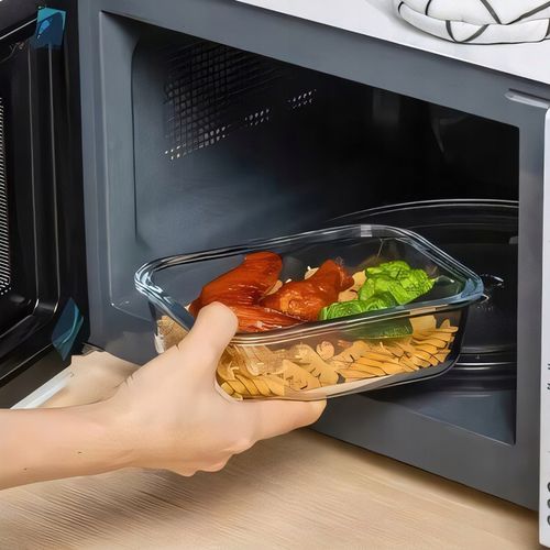 4x LUNCHBOX POJEMNIK SZKLANY NA ŻYWNOŚĆ ŻAROODPORNE POJEMNIKI Z na Arena.pl