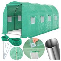 TUNEL FOLIOWY 10m2 OGRODOWY SZKLARNIA FOLIAK NA WARZYWA OWOCE 2,5x4x2m