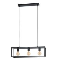 LAMPA WISZĄCA ELBRUS 3 CZARNY METAL SZEŚCIANY