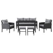 ZESTAW MEBLI OGRODOWYCH JADALNIANYCH COZY DLA 7 OSÓB