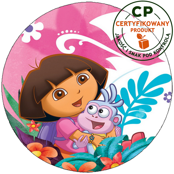 Opłatek na tort Dora zdjęcie 1