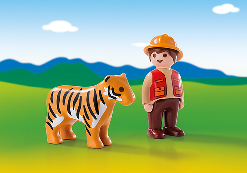 PLAYMOBIL 6976 Ranger z tygrysem na Arena.pl
