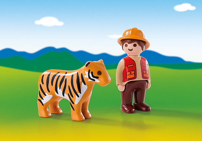 PLAYMOBIL 6976 Ranger z tygrysem zdjęcie 3