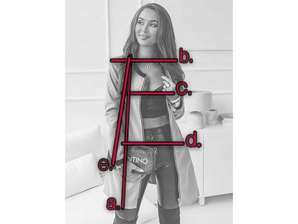 PŁASZCZ KURTKA STYLOWA ŚCIĄGACZ ZAMEK KOLORY L/XL zdjęcie 4