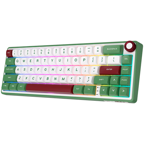 royal kludge r65 green sand gaming keyboard chartreuse switch na Arena.pl