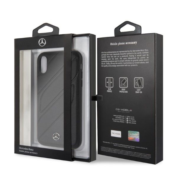Etui Mercedes do iPhone XR, Czarny zdjęcie 5