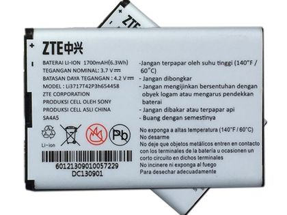 Bateria ZTE Li3717T42P3h654458 MF63 U790 1700mAh