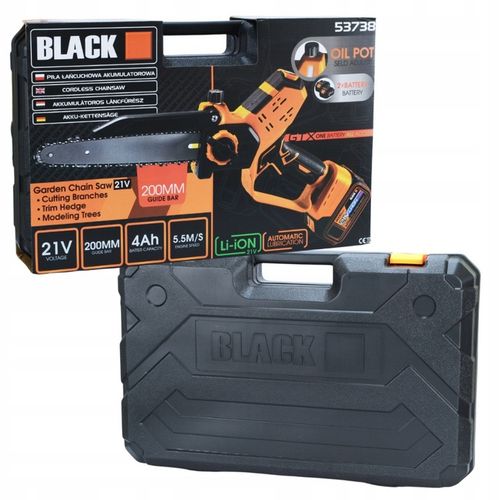 PIŁA PILARKA ŁAŃCUCHOWA AKUMULATOROWA 200MM 2 AKU21V 4 AH SMAROWANIE na Arena.pl