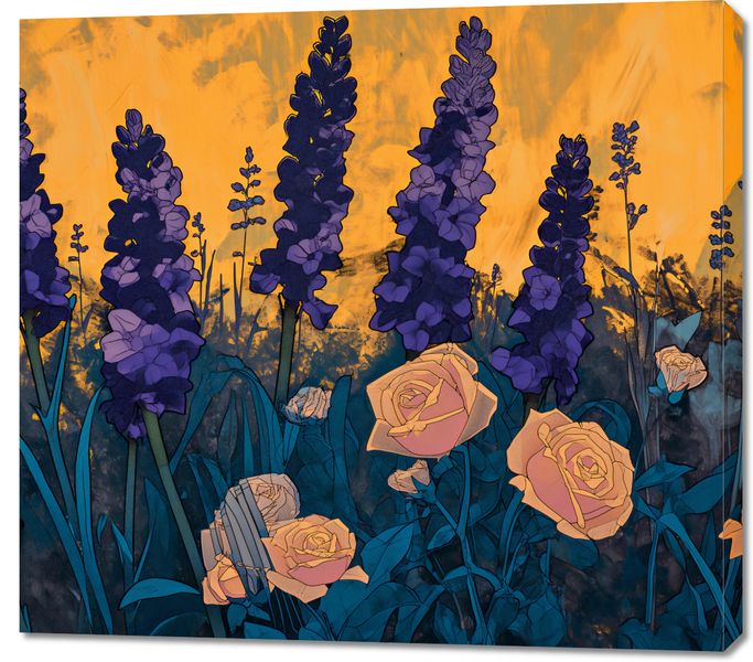 Obraz 100x90cm Złoty Ogród zdjęcie 1