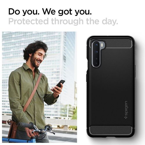SPIGEN RUGGED ARMOR ONEPLUS NORD MATTE BLACK na Arena.pl